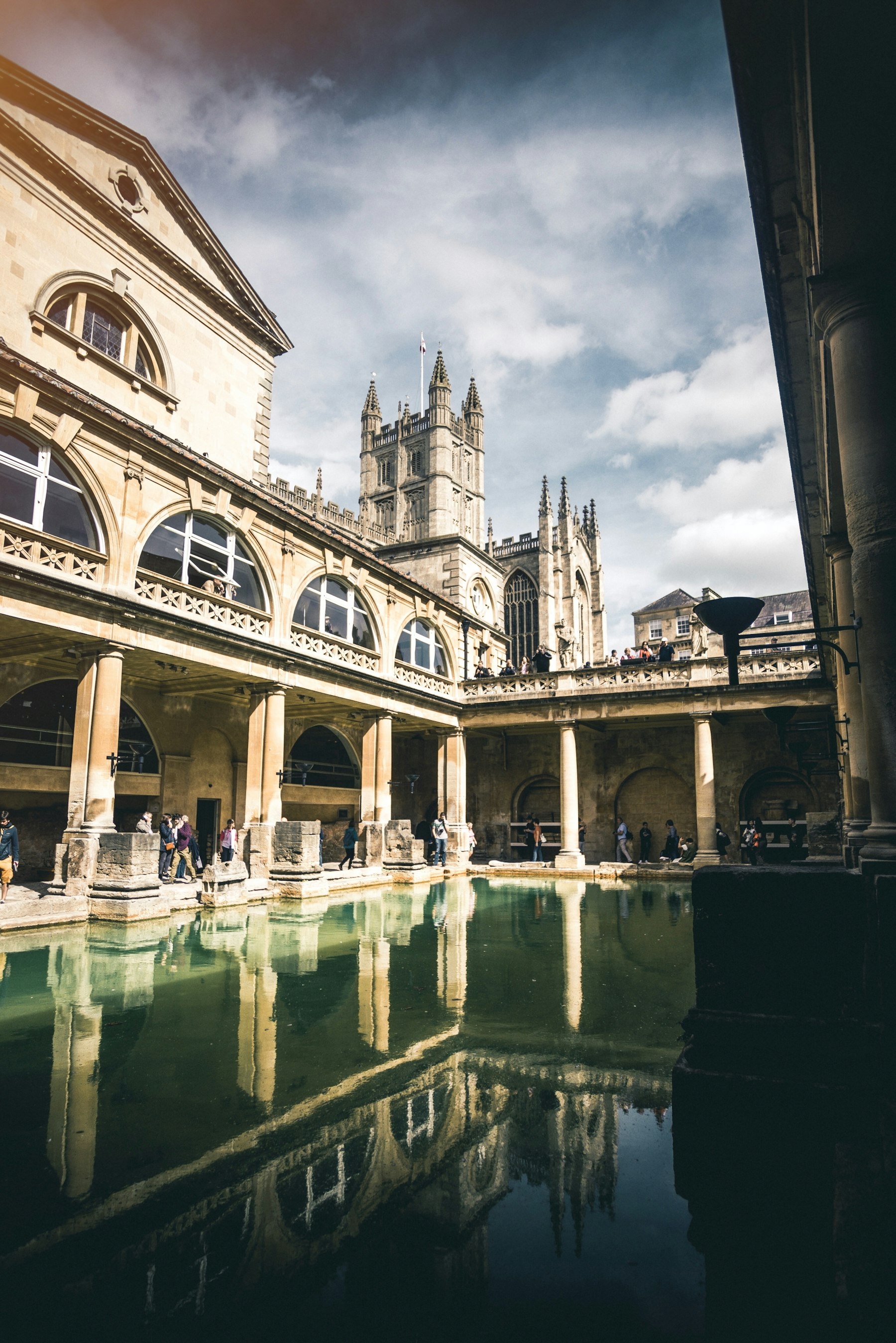 The Roman Baths in Bath, England